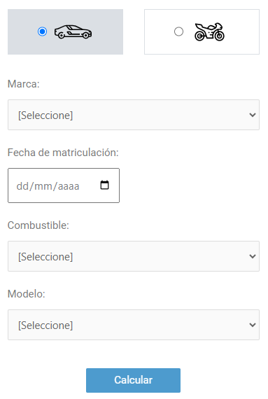 calculadora caballos fiscales - Gestoría Rapid Traffic