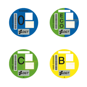 Etiquetas Ambientales DGT Guía Actualizada -gestoría rapid traffic