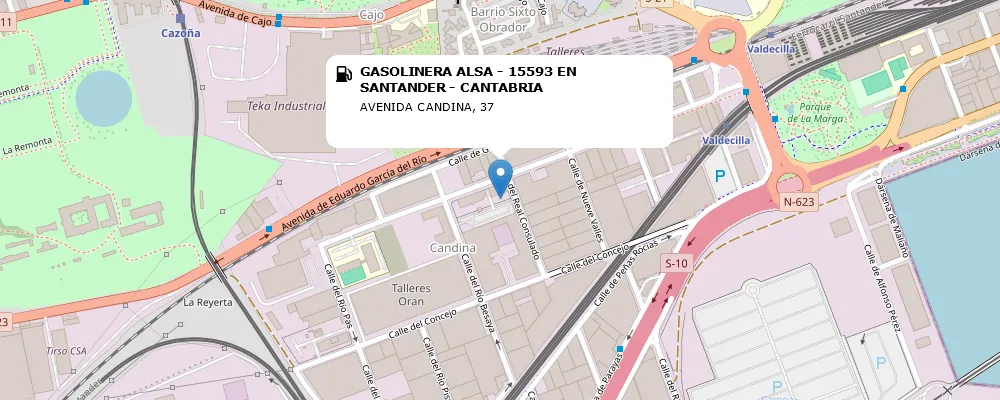 GASOLINERA ALSA - 15593 EN SANTANDER - CANTABRIA