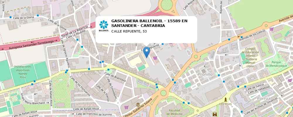 GASOLINERA BALLENOIL - 15589 EN SANTANDER - CANTABRIA