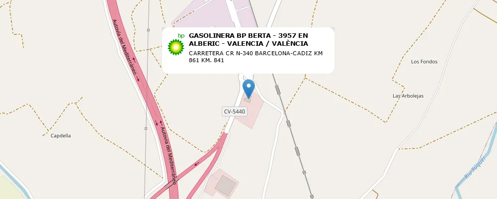 GASOLINERA BP BERTA - 3957 EN ALBERIC - VALENCIA / VALÈNCIA