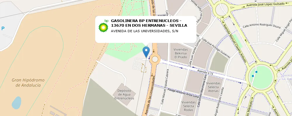 GASOLINERA BP ENTRENUCLEOS - 13670 EN DOS HERMANAS - SEVILLA