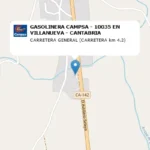 GASOLINERA CAMPSA - 10035 EN VILLANUEVA - CANTABRIA