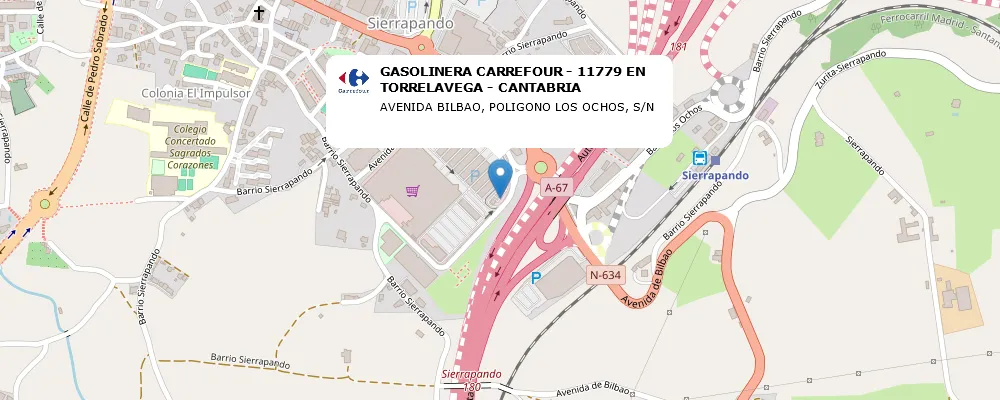 GASOLINERA CARREFOUR - 11779 EN TORRELAVEGA - CANTABRIA