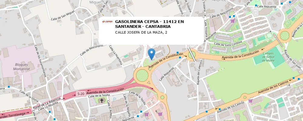 GASOLINERA CEPSA - 11412 EN SANTANDER - CANTABRIA