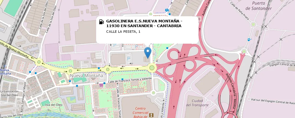 GASOLINERA E.S.NUEVA MONTAÑA - 11930 EN SANTANDER - CANTABRIA