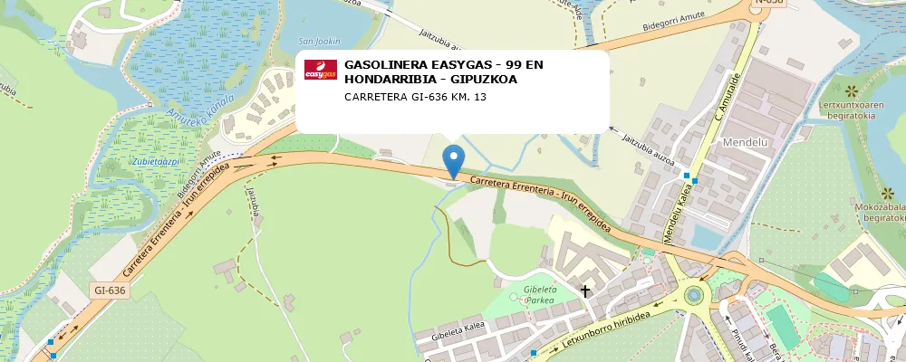 GASOLINERA EASYGAS - 99 EN HONDARRIBIA - GIPUZKOA