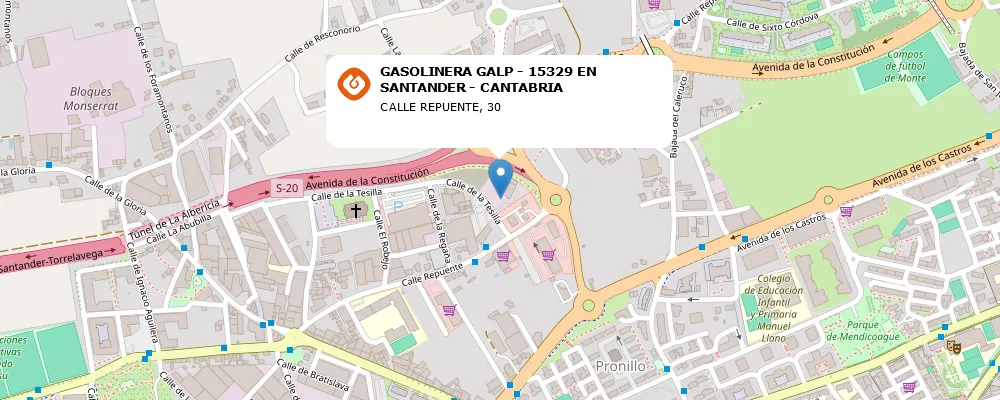 GASOLINERA GALP - 15329 EN SANTANDER - CANTABRIA