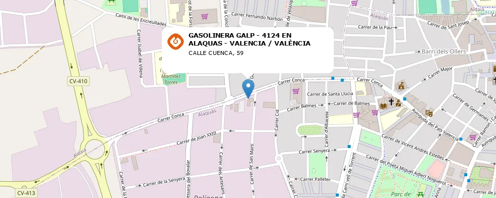 GASOLINERA GALP - 4124 EN ALAQUAS - VALENCIA / VALÈNCIA