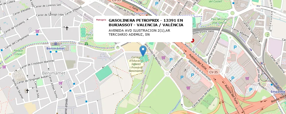 GASOLINERA PETROPRIX - 13391 EN BURJASSOT - VALENCIA / VALÈNCIA