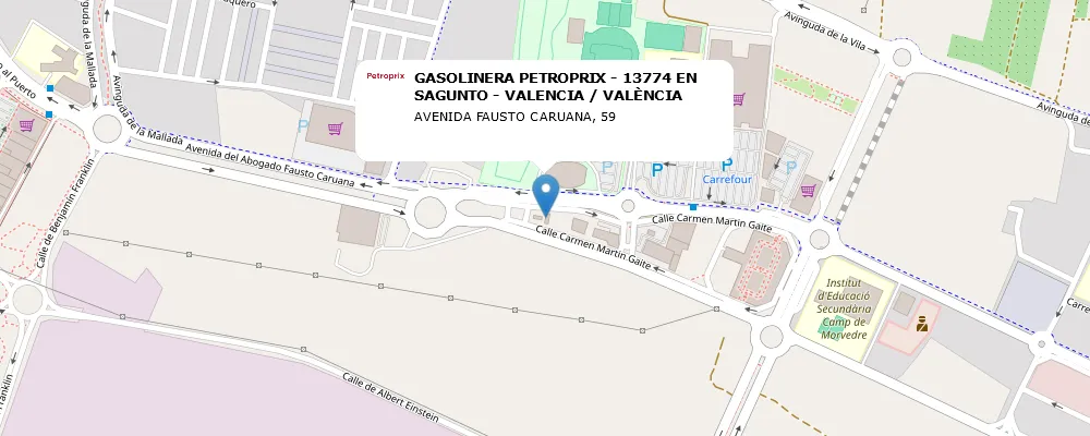 GASOLINERA PETROPRIX - 13774 EN SAGUNTO - VALENCIA / VALÈNCIA