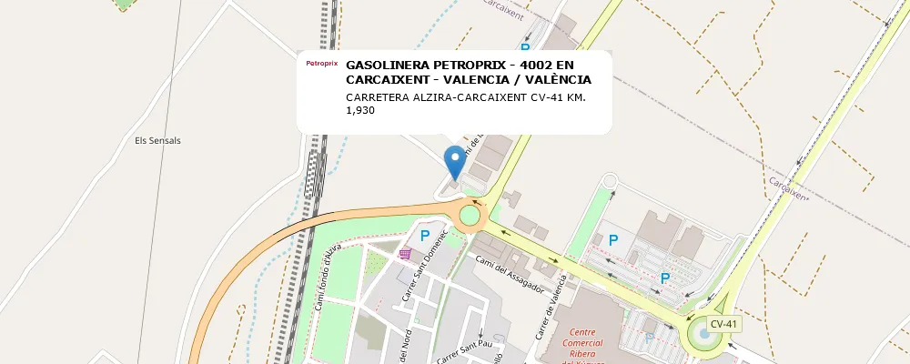 GASOLINERA PETROPRIX - 4002 EN CARCAIXENT - VALENCIA / VALÈNCIA
