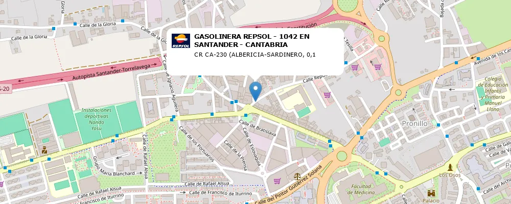 GASOLINERA REPSOL - 1042 EN SANTANDER - CANTABRIA