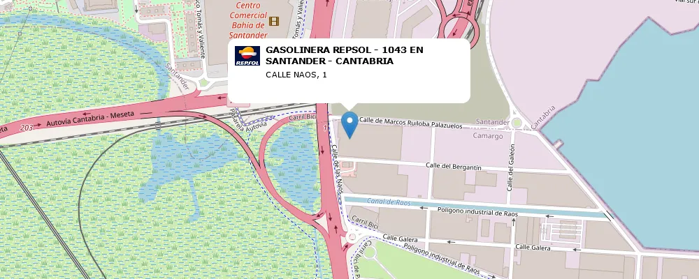 GASOLINERA REPSOL - 1043 EN SANTANDER - CANTABRIA