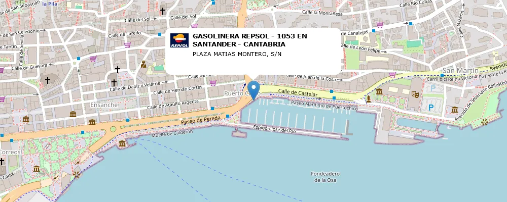 GASOLINERA REPSOL - 1053 EN SANTANDER - CANTABRIA