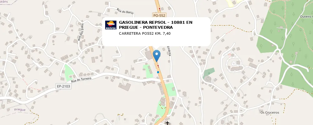 GASOLINERA REPSOL - 10881 EN PRIEGUE - PONTEVEDRA