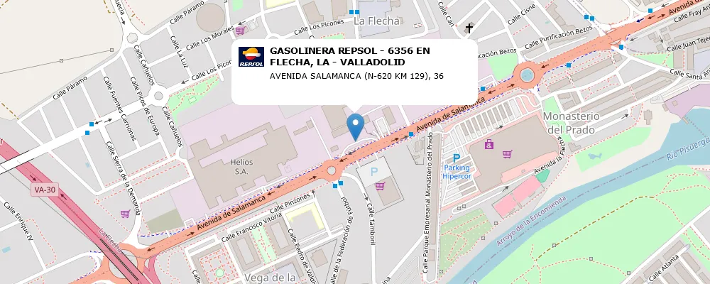 GASOLINERA REPSOL - 6356 EN FLECHA, LA - VALLADOLID