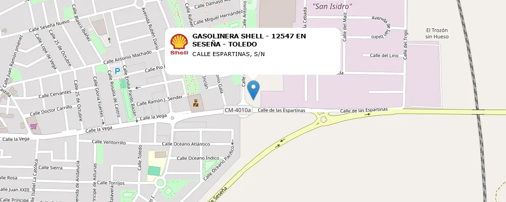 GASOLINERA SHELL - 12547 EN SESEÑA - TOLEDO