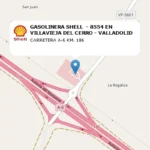 GASOLINERA SHELL - 8554 EN VILLAVIEJA DEL CERRO - VALLADOLID
